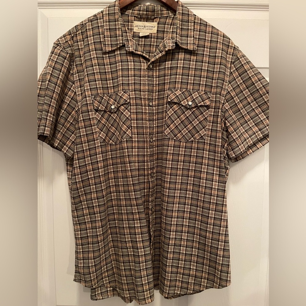 Denim and Supply Ralph Lauren Western style button down